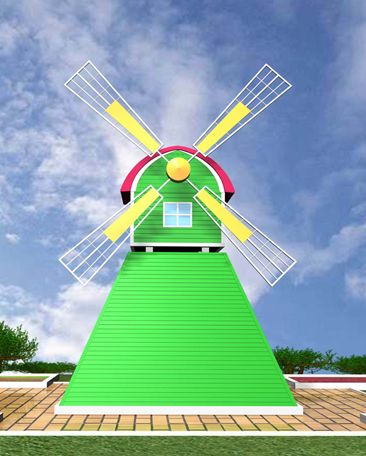Landscape windmill - SGI-LW-10